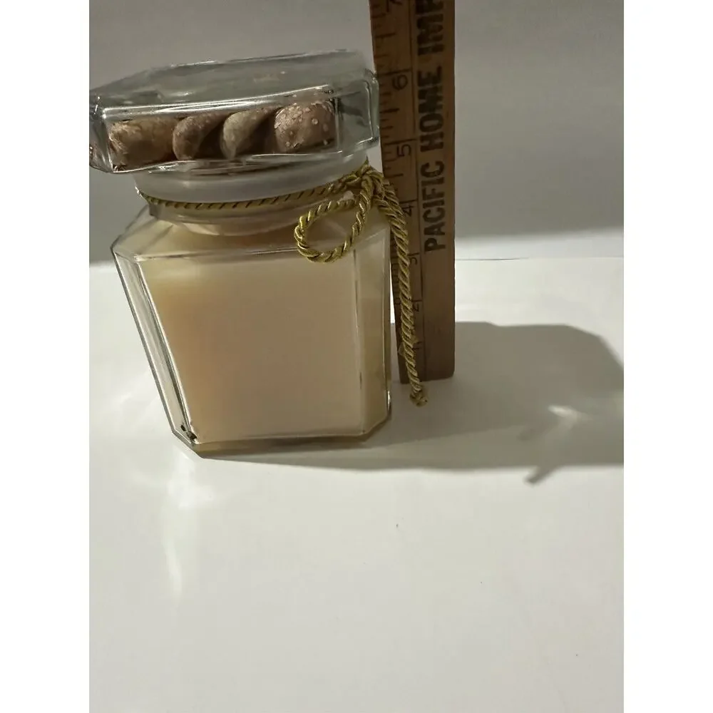 Colonial Candle Of Cape Cod Spiced Fruit Pillar Candle In Jar Potpourri Lid RARE